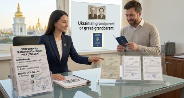 Citizenship by descent case file, grandparents and dual citizenship path