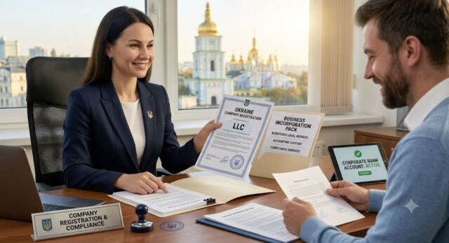Company registration and incorporation paperwork in Ukraine